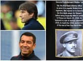 Antonio Conte and Giovanni van Bronckhorst will lead Tottenham Hotspurs and Rangers into the Walter Tull Memorial Cup, dedicated to the WWI soldier who signed for both clubs. (Pictures: Getty)