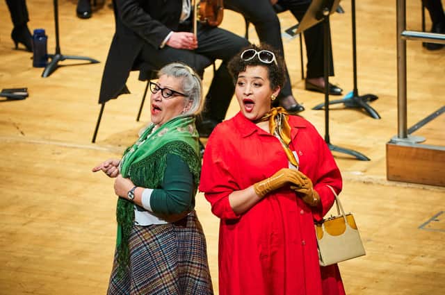 Sarah Pring and Lea Shaw in Mavra PIC: Fraser Band