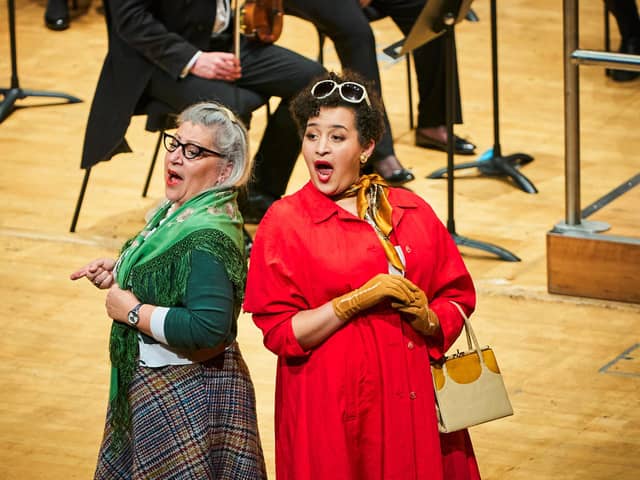 Sarah Pring and Lea Shaw in Mavra PIC: Fraser Band