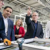 Labour Party leader Sir Keir Starmer during a visit to Window Supply Company in Bathgate, West Lothian, to campaign on Labour's plans to boost jobs and growth across Scotland, while on the General Election campaign trail. Photo: Jane Barlow/PA Wire