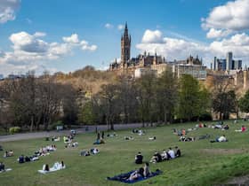 Sunseekers in Kelvingrove Park, where the atmosphere seems tamer than it once was, writes Laura Waddell. PIC: John Devlin.