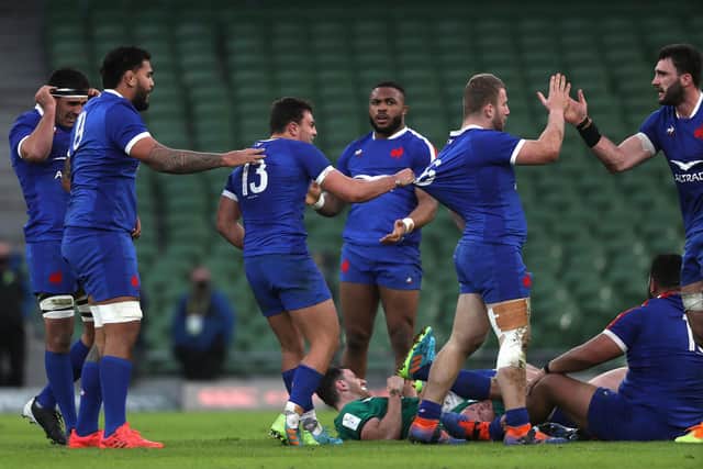 Ten France players have tested positive for coronavirus. Picture: Brian Lawless/PA Wire