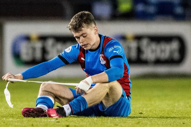 Jay Henderson and his ICT team-mates will have not played a competitive fixture in 29 days by the time they face Celtic. (Photo by Paul Devlin / SNS Group)