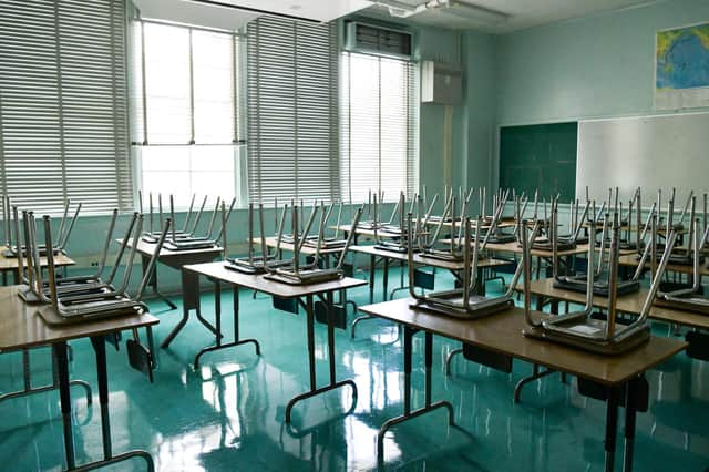 School absences rose dramatically during the Covid pandemic (Picture: Rodin Eckenroth/Getty Images)