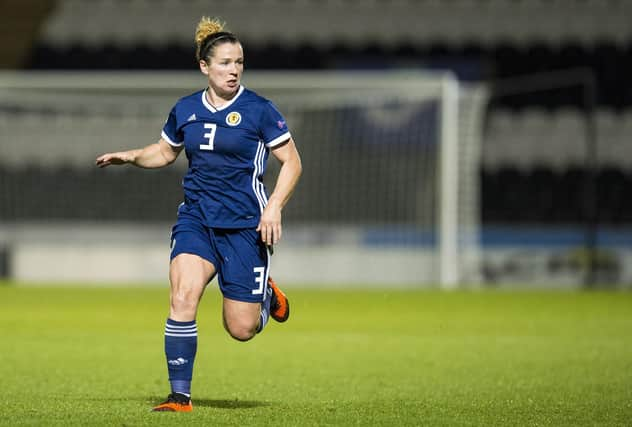 Emma Mitchell is back in the Scotland squad - and her ten-month baby will be joining her.