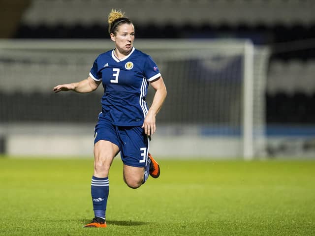 Emma Mitchell is back in the Scotland squad - and her ten-month baby will be joining her.