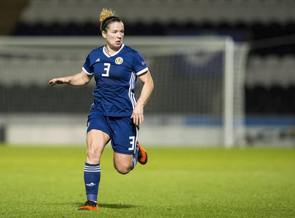 Emma Mitchell is back in the Scotland squad - and her ten-month baby will be joining her.