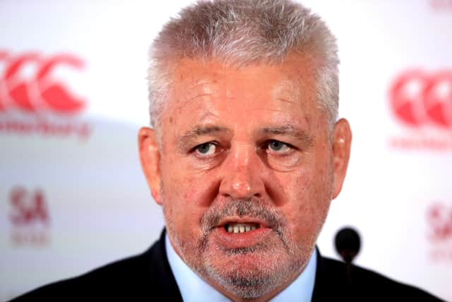 British & Irish Lions head coach Warren Gatland. Picture: Adam Davy/PA