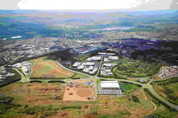 CGI Render of Site