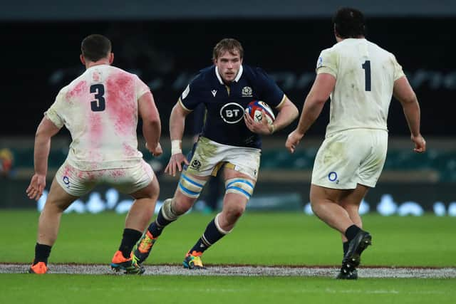 Scotland v England Six Nations: What time and TV channel is Calcutta Cup rugby union clash on? Jonny Gray is back in the Scotland team to play England. (Photo by David Rogers/Getty Images)