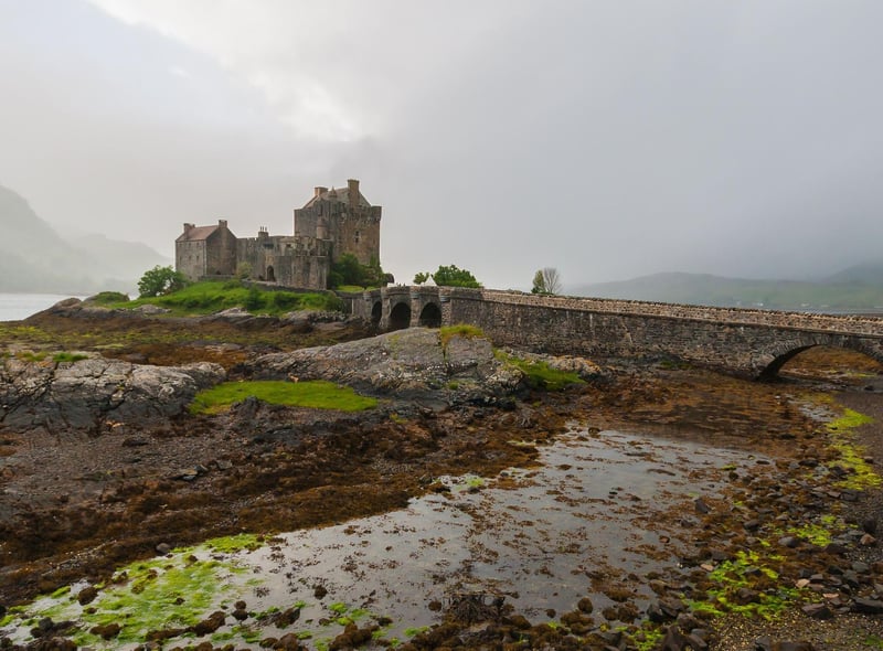 The picturesque Eilean Donan Castle, on Scotland's stunning west coast, had a memorable cameo in Pierce Brosnan's The World is Not Enough. It provided the backdrop for Q to demonstrate his lateast gadget - bagpipes that double as a machine gun.