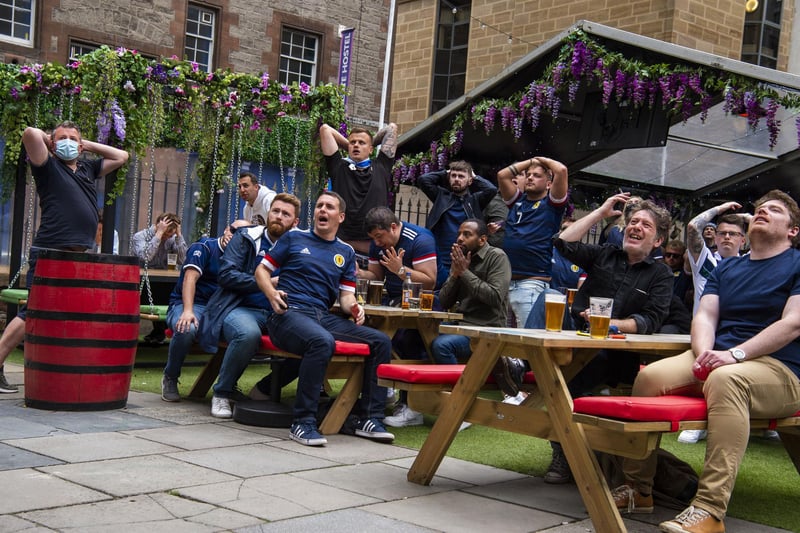 The Three Sisters in 139 Cowgate is an Edinburgh institution. Grab a bevvy and some scran and sit in the outdoor beer garden with its large screens, perfect for watching the action unfold.