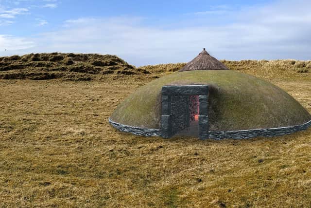 Cill_Donnain - a bustling Iron Age township that sat in a now-empty stretch of machair. PIC: Uist Unearthed.