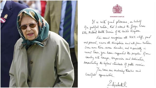 The Queen has awarded the NHS the George Cross
