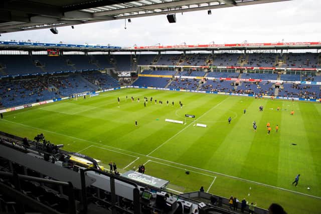The Brondby Stadium in the suburbs of Copenhagen where Rangers will play the Danish champions on Thursday. (Photo by Sara Strandlund/EuroFootball/Getty Images)