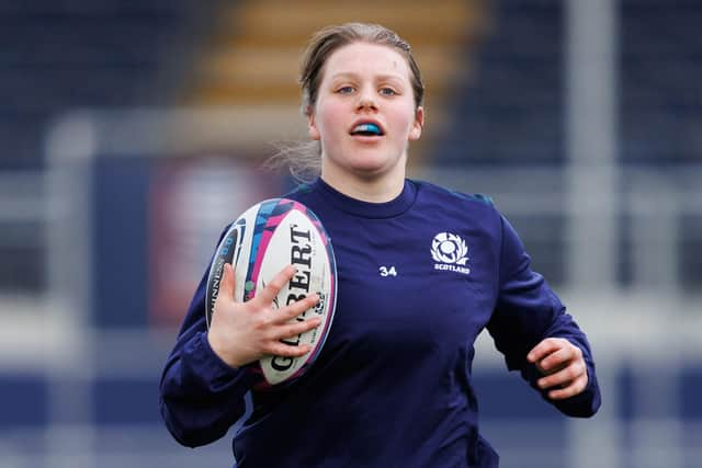 Alex Stewart will make her Scotland debut against Wales.