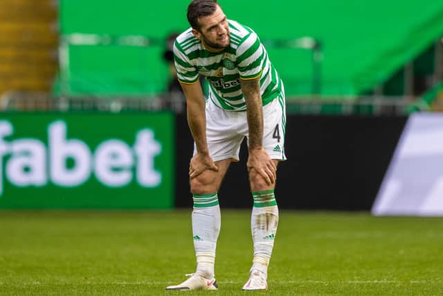 Shane Duffy has looked out of place in the Celtic team since signing. Picture: SNS