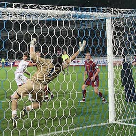 Craig Gordon concedes as Georgia inflicted a 2-0 defeat on Scotland in Tbilisi in 2007. Pic: ZVIAD NIKOLAISHVILI/AFP via Getty Images