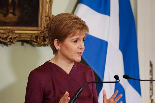 Nicola Sturgeon says work is underway on how to devise Scotland's exit strategy