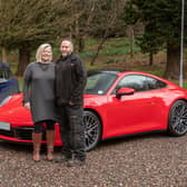 Joanne and Iain McGuigan with their star prize