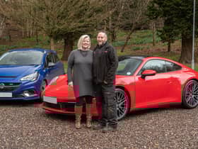 Joanne and Iain McGuigan with their star prize