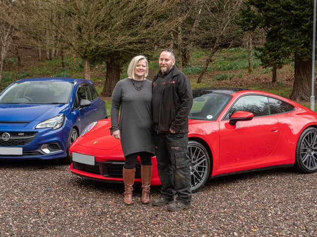 Joanne and Iain McGuigan with their star prize