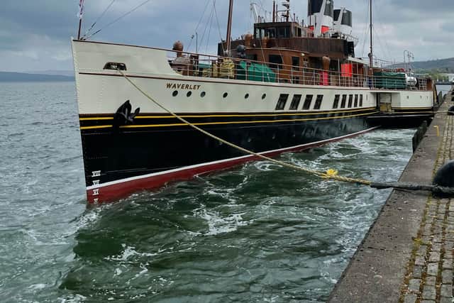 The paddle steamer has cruised the Clyde since 1947. Picture: Waverley Excursions