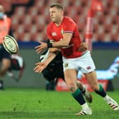 Finn Russell in action for the Lions against the Cell C Sharks on July 7. He has been out since with an Achilles injury. Picture: David Rogers/Getty Images