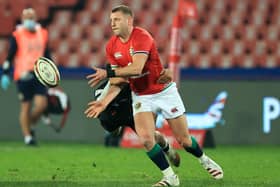 Finn Russell in action for the Lions against the Cell C Sharks on July 7. He has been out since with an Achilles injury. Picture: David Rogers/Getty Images