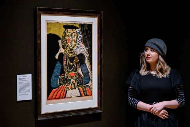 Portrait of a Young Girl, after Cranach the Younger, by Pablo Picasso PIC: Neil Hannah / Succession Picasso DACS, London 2023