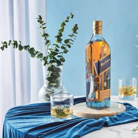FTSE 100 spirits giant Diageo has a vast portfolio that includes Johnnie Walker whisky (above), Guinness stout and Smirnoff vodka.