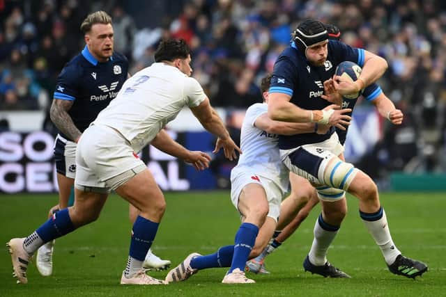 Jonny Gray played 70 minutes following Grant Gilchrist’s dismissal and did well.