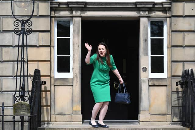 Kate Forbes arrives at Bute House to be named Deputy First Minister (Photo: Andy Buchanan/AFP via Getty Images)