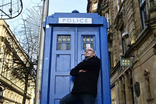 Doctor Who superfan and podcaster Kenny Smith. Picture: John Devlin