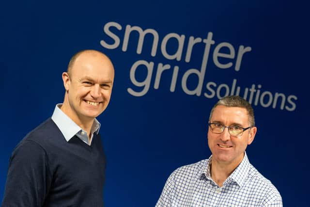 Glasgow-based Smarter Grid Solutions co-founders Alan Gooding and Graham Ault.