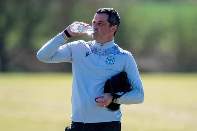 Hibs manager Jack Ross has been enjoying the rewards of his squad's endeavours this season but believes there is better still to come. Photo by Mark Scates / SNS Group