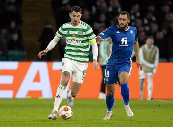 Nir Bitton wore the Celtic captain's armband in the 3-2 win over Real Betis. (Photo by Alan Harvey / SNS Group)