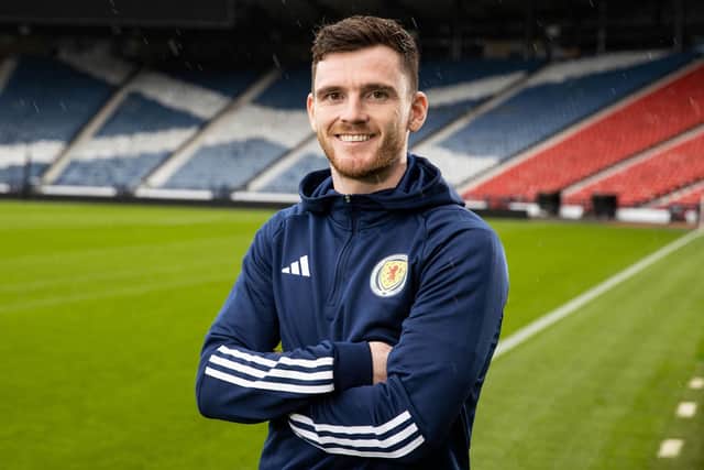 Scotland captain Andy Robertson has welcomed news of a contract extension for head coach Steve Clarke. (Photo by Craig Williamson / SNS Group)