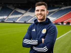Scotland captain Andy Robertson has welcomed news of a contract extension for head coach Steve Clarke. (Photo by Craig Williamson / SNS Group)