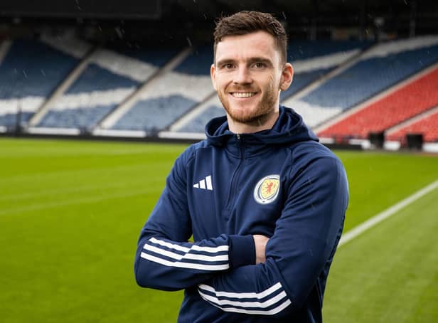 Scotland captain Andy Robertson has welcomed news of a contract extension for head coach Steve Clarke. (Photo by Craig Williamson / SNS Group)