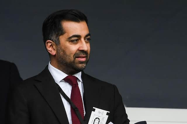 First Minister Humza Yousaf attended the recent Scottish Cup semi-final between Celtic and Rangers at Hampden.  (Photo by Craig Foy / SNS Group)