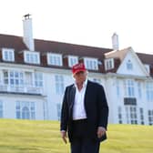 Accounts with Companies House show that Donald Trump's golf and leisure businesses in Scotland claimed over £3m in UK government furlough  (Photo by Jan Kruger/Getty Images).