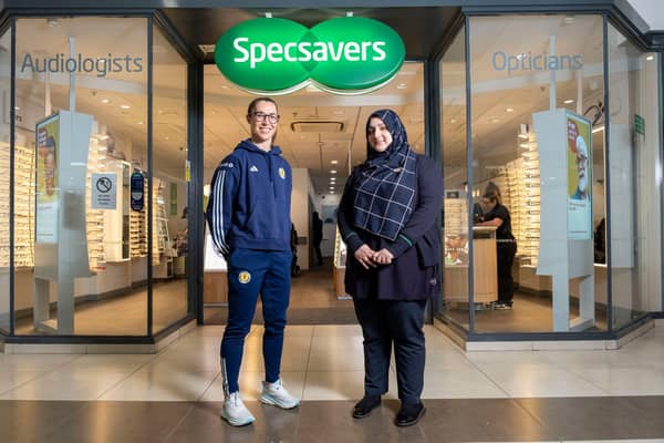 Jane Ross recently visited Specsavers Glasgow Forge.