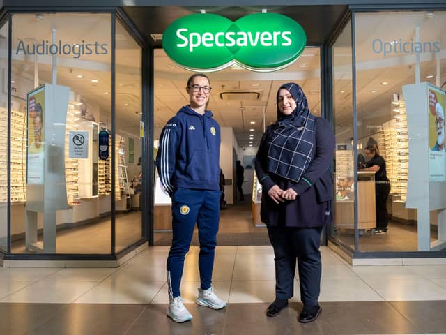 Jane Ross recently visited Specsavers Glasgow Forge.