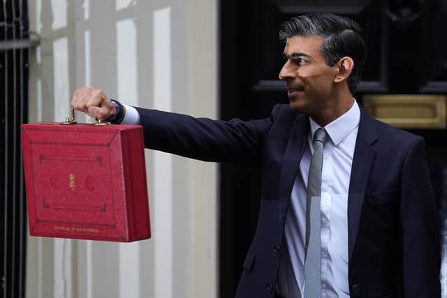 Chancellor of the Exchequer Rishi Sunak leaving 11 Downing Street, London before delivering his Budget to the House of Commons. Picture: Jacob King/PA Wire