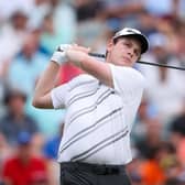 Bob MacIntyre plays his shot from the tenth tee during the first round of the 2022 PGA Championship at Southern Hills Country Club in Tulsa, Oklahoma. Picture: Richard Heathcote/Getty Images.