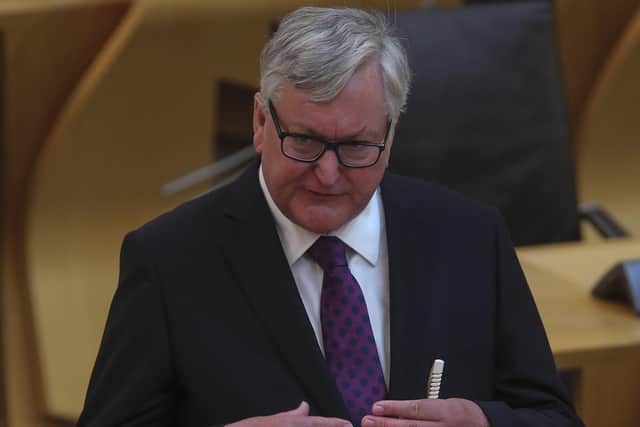 Fergus Ewing, now a backbench MSP, furiously attacked the deposit return scheme.