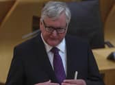 Fergus Ewing, now a backbench MSP, furiously attacked the deposit return scheme.