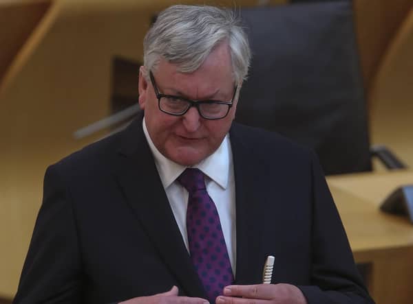 Fergus Ewing, now a backbench MSP, furiously attacked the deposit return scheme.