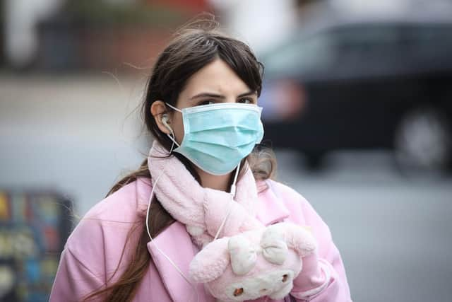 Face coverings will still be compulsory on public transport. PIC: Danny Lawson/PA Wire